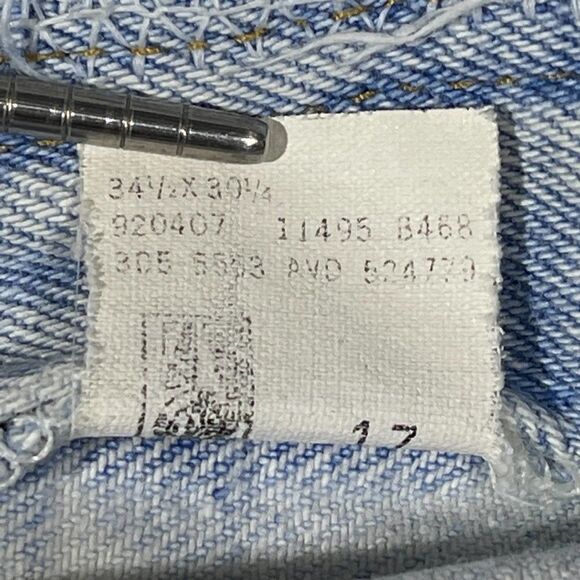 33w VTG USA 80s Lee tapered leg jeans - Picture 6 of 13